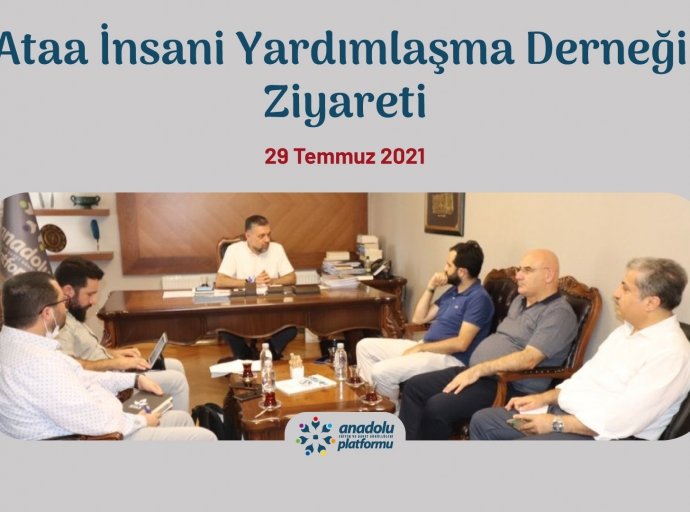 Ataa İnsani Yardımlaşma Derneği’nden Ziyaret