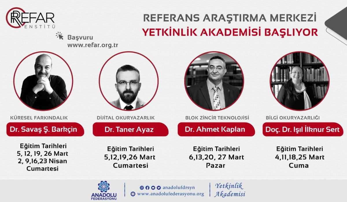 REFAR ENSTİTU Yetkinlik Akademisi Başlıyor