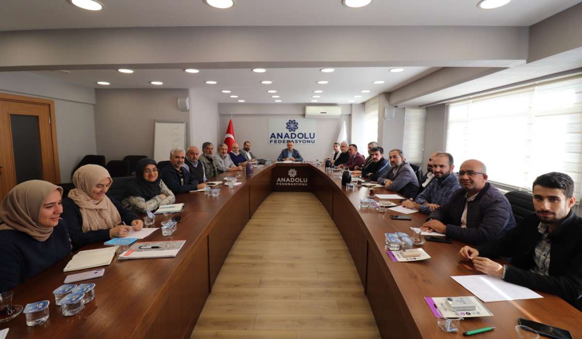 Anadolu Federasyonu Yönetim Kurulu Genel Merkezde Toplandı
