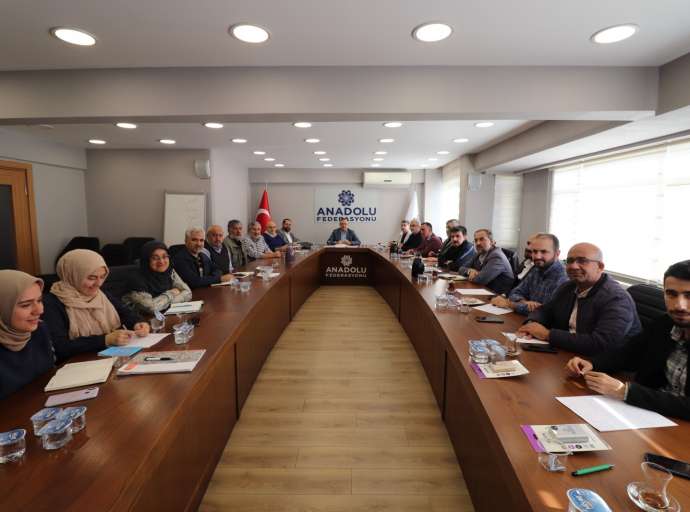 Anadolu Federasyonu Yönetim Kurulu Genel Merkezde Toplandı
