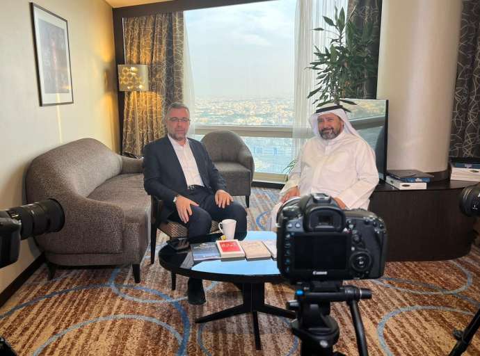 Kuveyt “El Müctema” Dergisinin Anadolu Federasyonu Yönetim Kurulu Başkanı Aldemir’le Röportajı