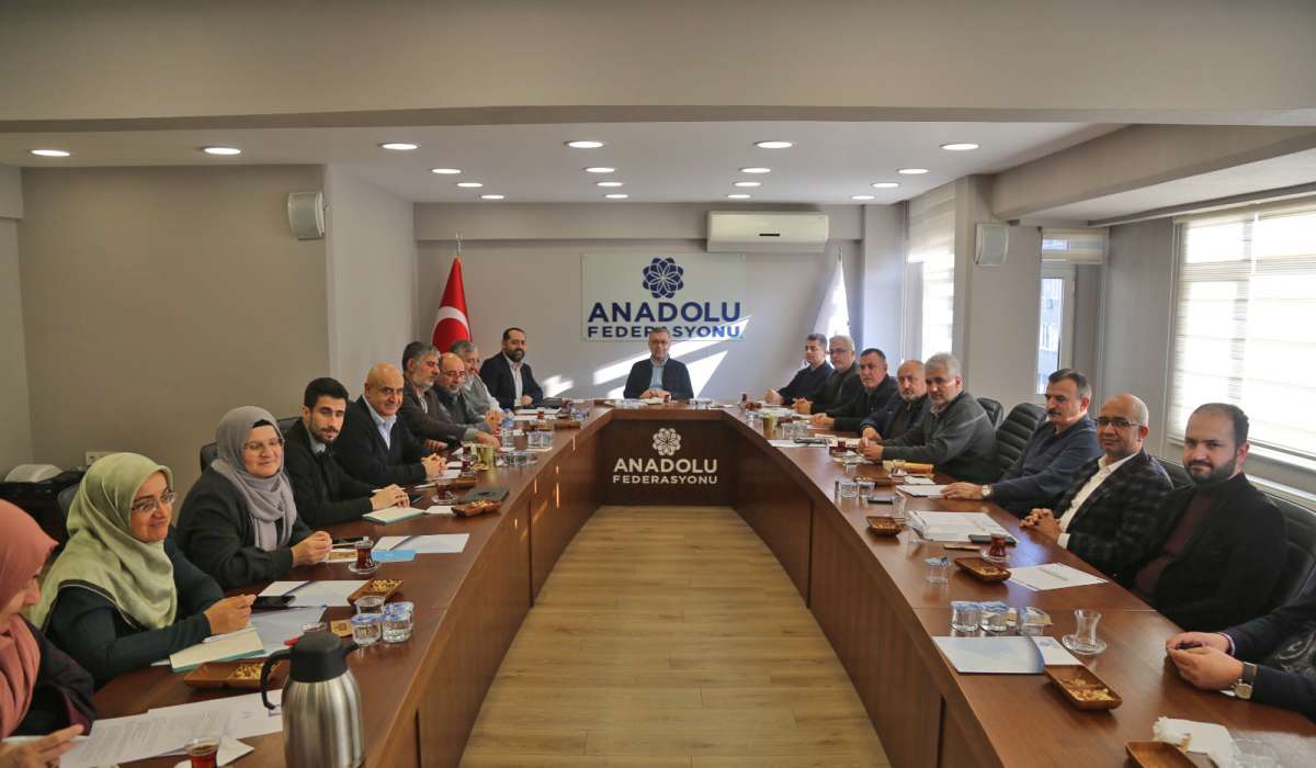 Anadolu Federasyonu Yönetim Kurulu Genel Merkezde bir araya geldi