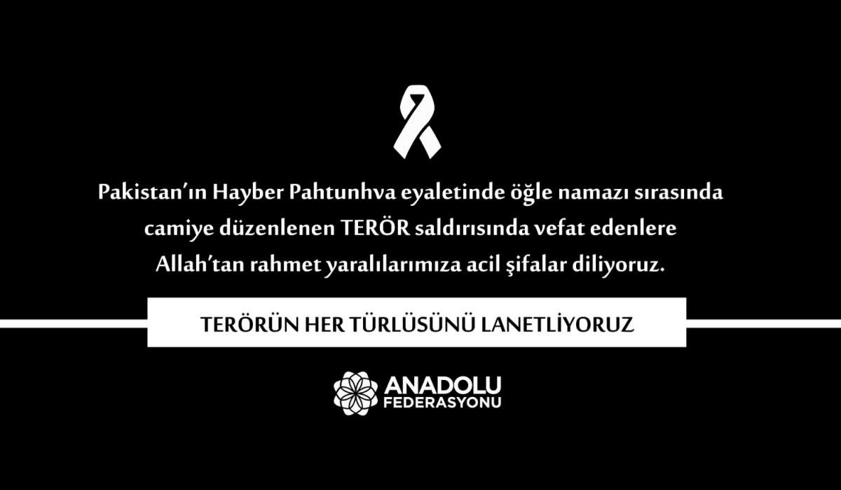 Terörün Her Türlüsünü Lanetliyoruz