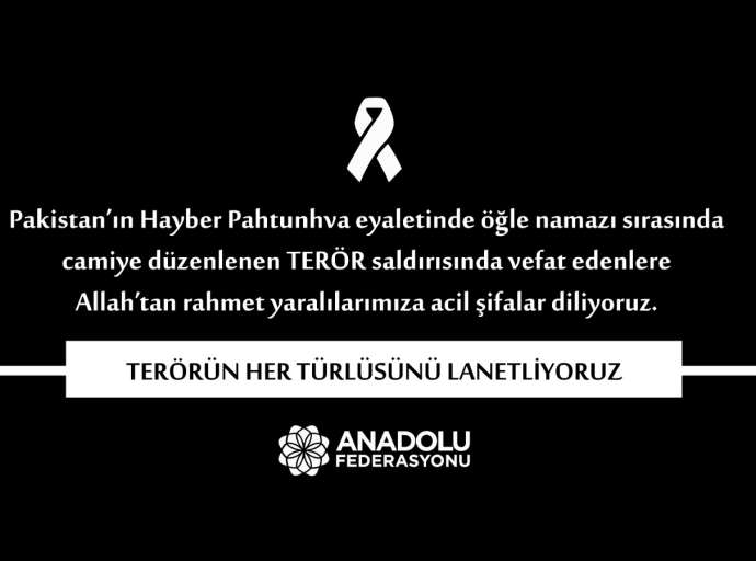 Terörün Her Türlüsünü Lanetliyoruz