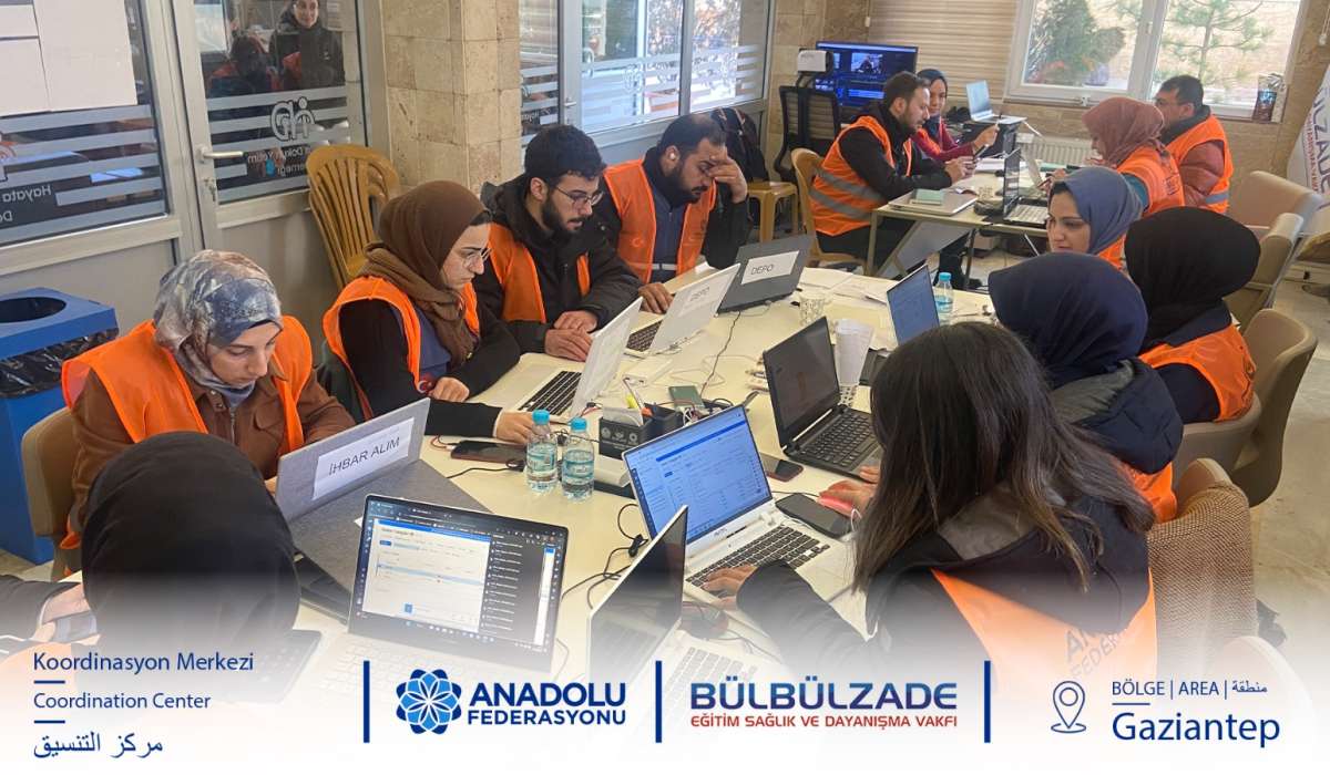 Bülbülzade Vakfı Afet Koordinasyon Biriminin Çalışmaları Devam Ediyor