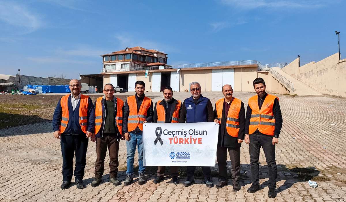 Anadolu Federasyonu Reyhanlı Afet Koordinasyon Merkezi Yardım Faaliyetlerine Devam Ediyor
