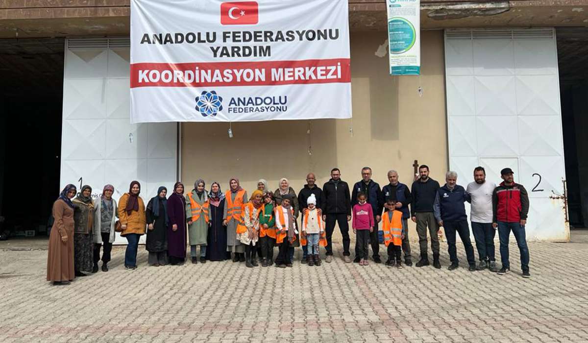 Anadolu Federasyonu Başkanımız Turgay Aldemir Hatay Reyhanlı’daki Koordinasyon Merkezini Ziyaret Etti