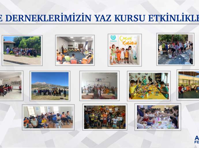 Anadolu Federasyonu Üye Dernekler Yaz Okulu Ve Yaz Kampları Devam Ediyor