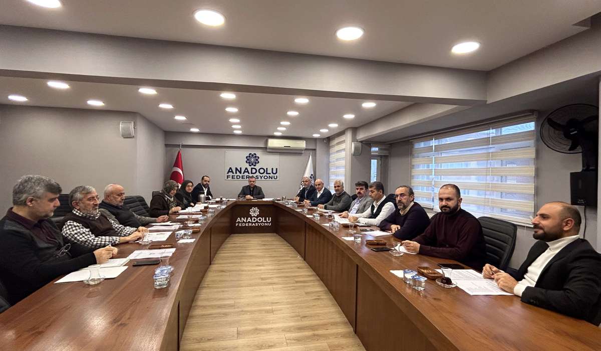 Anadolu Federasyonu Yönetim Kurulu, İstanbul Genel Merkezde Toplandı