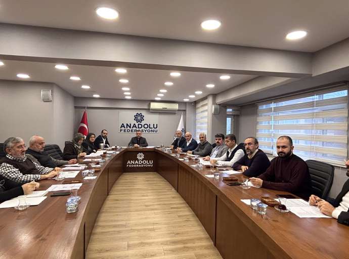 Anadolu Federasyonu Yönetim Kurulu, İstanbul Genel Merkezde Toplandı