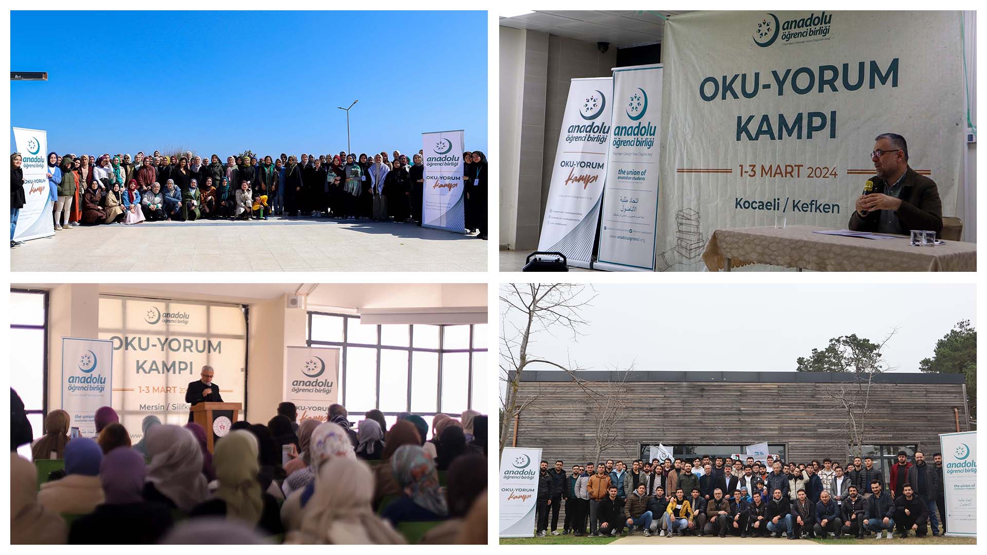 Anadolu Öğrenci Birliği Oku-Yorum Projesi Kampı Düzenledi