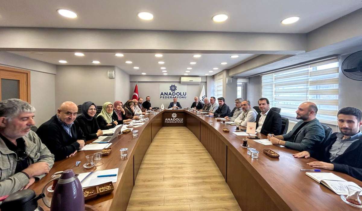 Anadolu Federasyonu Yönetim Kurulu İstanbul Genel Merkezde Toplandı