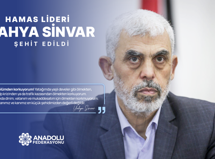 Hamas Lideri Yahya Sinvar Şehit Edildi