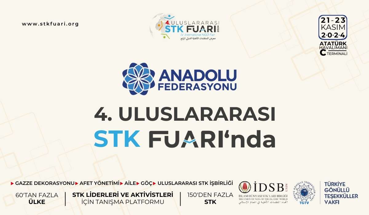 Anadolu Federasyonu 4. Uluslararası STK Fuarı’nda