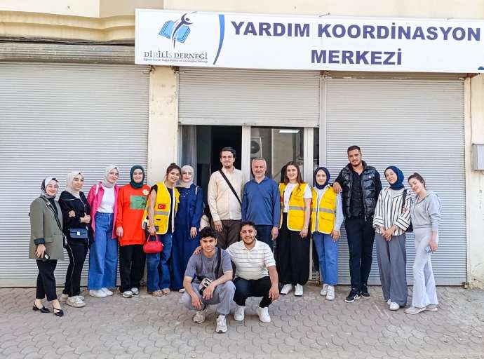Kilis 7 Aralık Üniversitesi Öğrencilerinden Diriliş Derneği’nde Gönüllülük Projesi