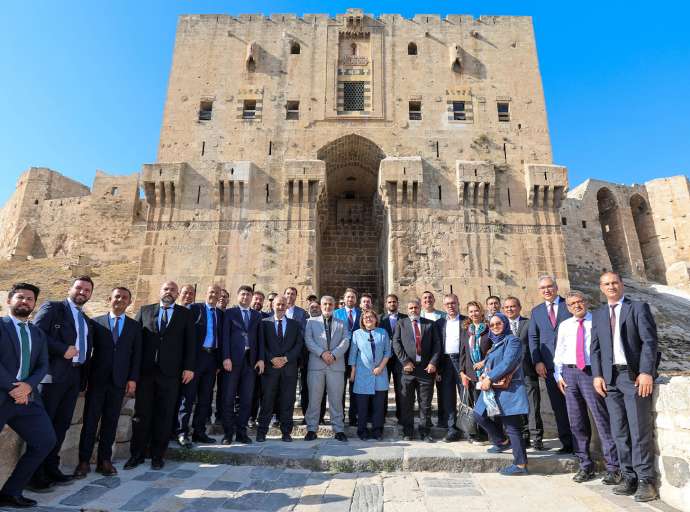 Gaziantep Büyükşehir Belediyesi ve Anadolu Federasyonu’ndan Suriye'ye Çalışma Ziyaretleri