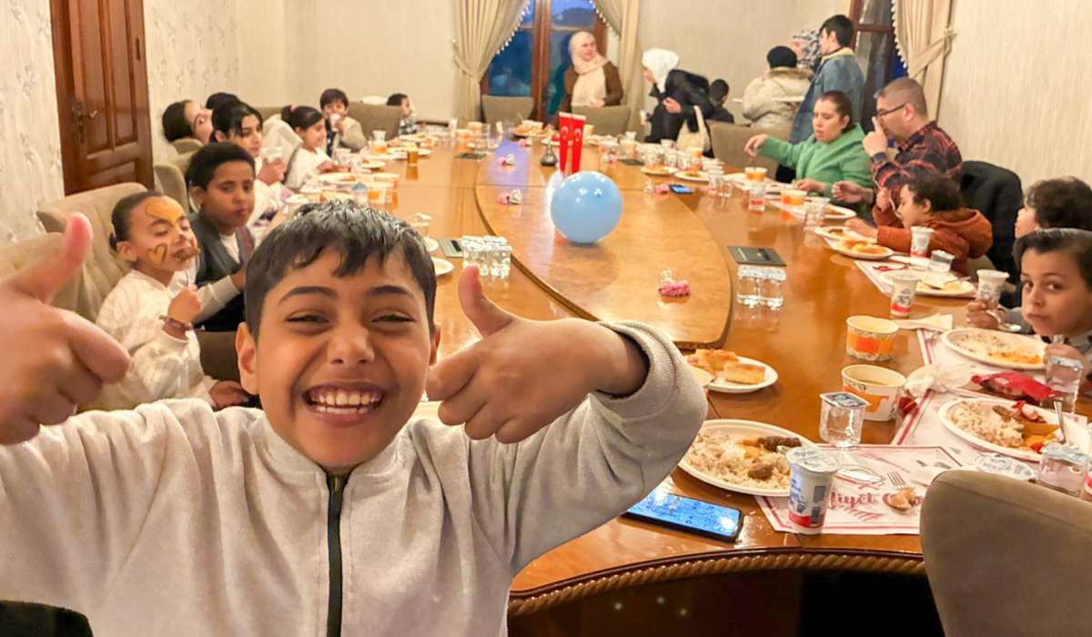 Gazzeli Aileler Oruçlarını Ankara Ofisi’nde Açtı